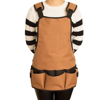 

Oxford Cloth Garden Tool Apron Adjustable Gardening Workers Apron for Women Men with Tool Pocket