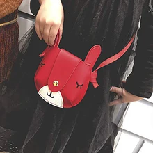 Горячая Распродажа года, мини-сумки через плечо из поликарбоната, сумочка для монет для маленьких девочек, модная Милая мультяшная застежка, сумки с карманами, 6 цветов