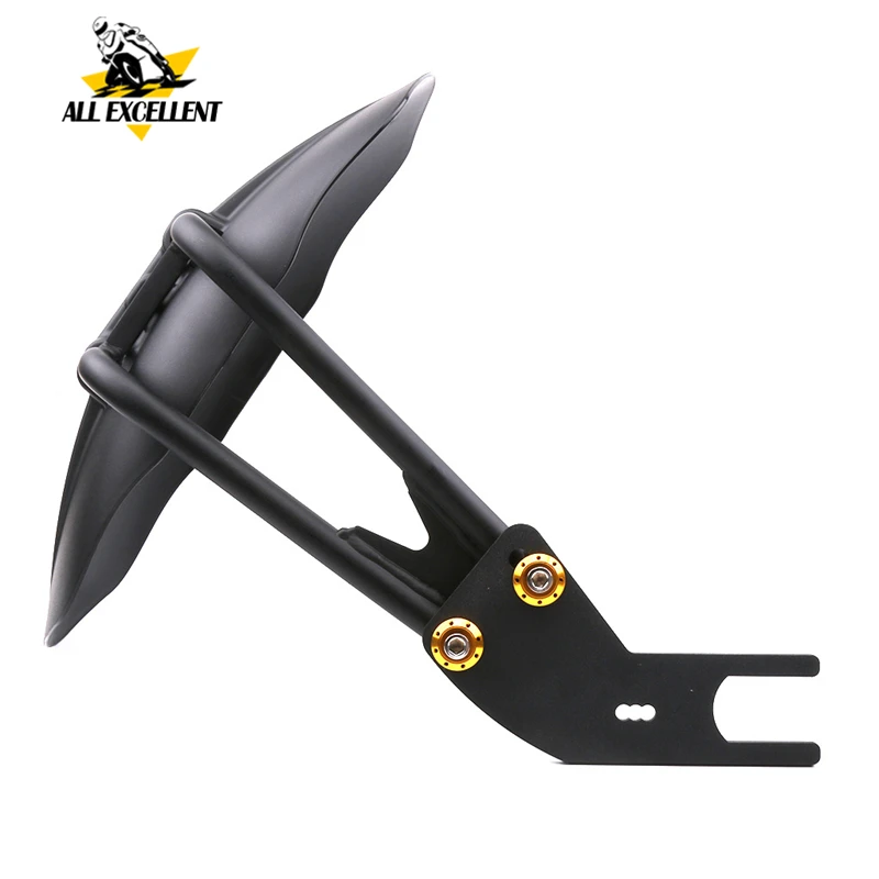 Motorcycle Black Rear Mudguard Mount Wheel Tire Hugger Mud Guards