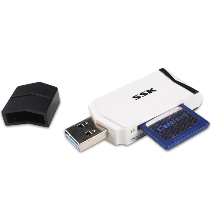 

SSK High-Speed USB3.0 Card Reader-in-TF Card SD Card Single-lens Reflex Camera Card Reader SCRM601