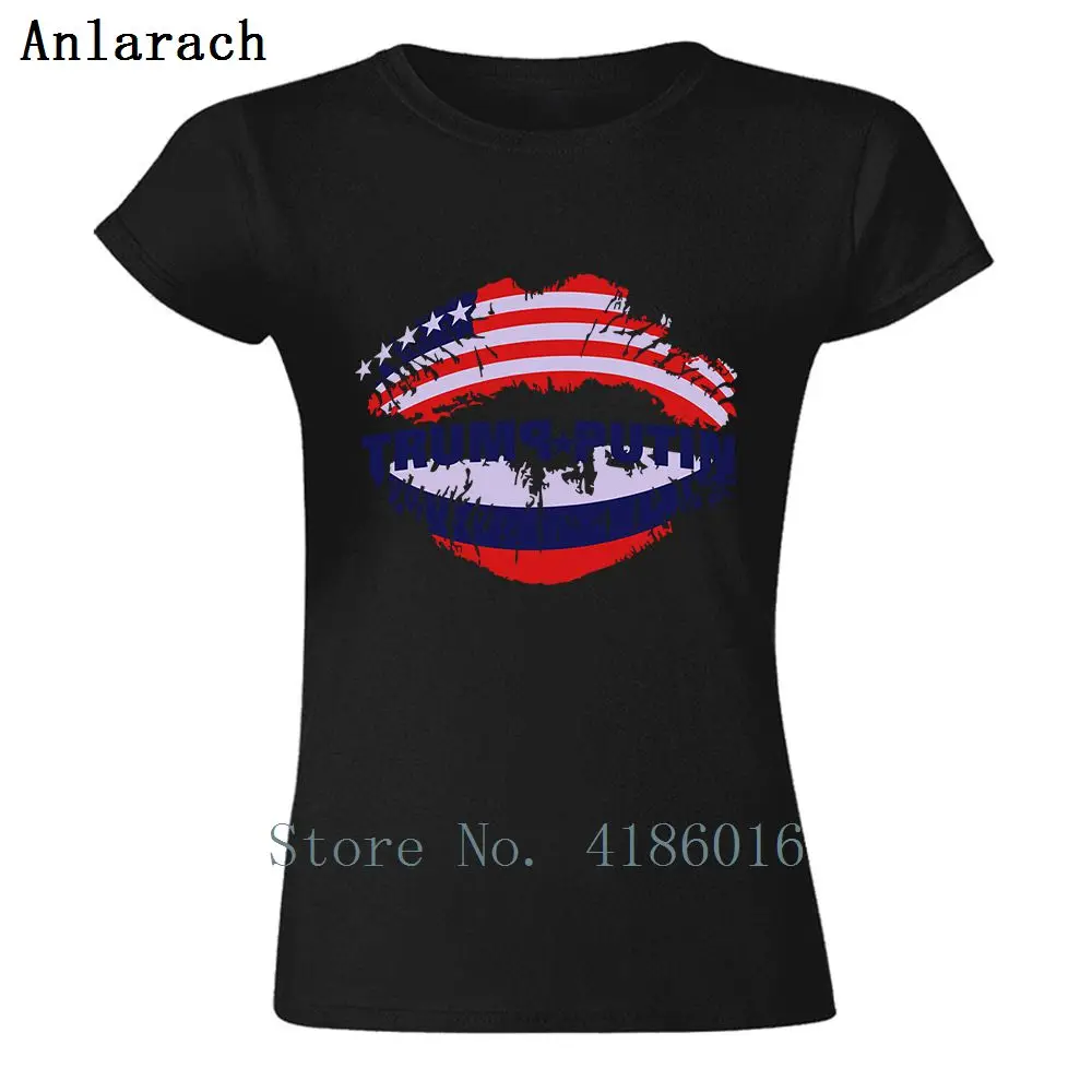 Женская футболка с надписью La Maxpa существо лучше изображением Трампа Путина и