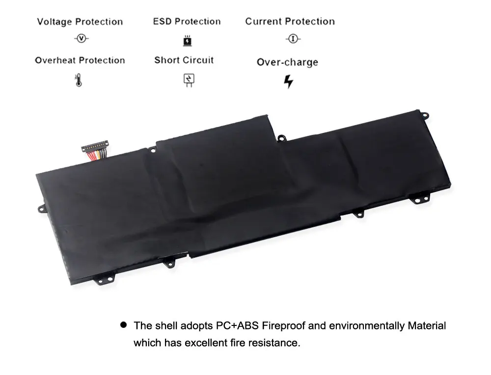 Kingsener-bateria para Laptop Nova para Asus Vivobook U38n Ux32 Ux32v Ux32a Ux32vd 7.4v 6520mah Baterias p/ laptop - Imagem 3