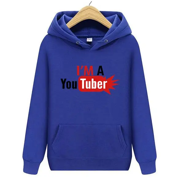 I'm a Youtuber Tees Топ командная толстовка с капюшоном для взрослых Camiseta Мужской свитшот Benfica Мужская Новая толстовка с капюшоном, женские толстовки, куртка