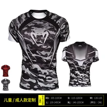 ММА змеиная голова Черный Тигр фитнес дышащие боксерские майки Тигр Муай Тай джиу джитсу футболка ММА Рашгард бокс