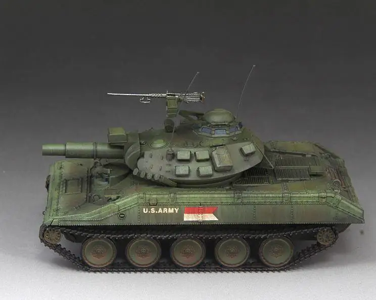 S-MODEL США M551 Sheridan Light Tank 1/72 Готовая модель танк