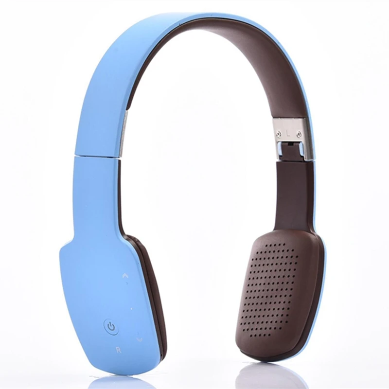 Folding touch control Bluetooth headset wireless cable dual purpose HIFI noise reduction headset with Mic for iphone Samsung