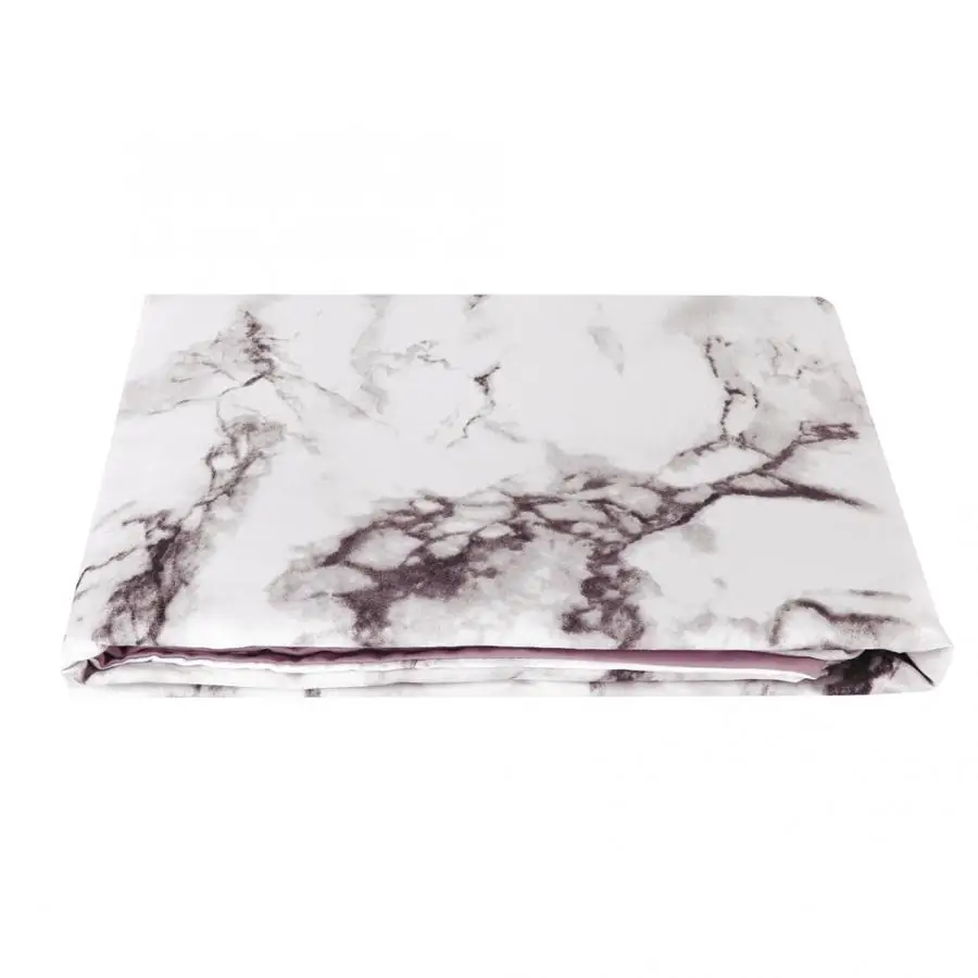 99x190x40cm Durable Marbled Pattern Polyester Fitted Sheet Mattress Cover for Home US-T/UK-S Size