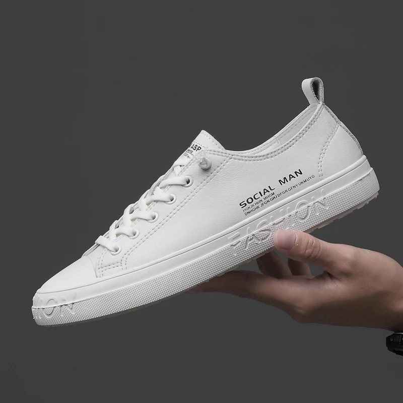 Туфли мужские из натуральной кожи удобные повседневные Нескользящие дышащие