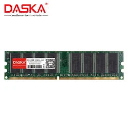 DASKA – barrette de RAM DDR 1 go pour ordinateur de bureau, Module de mémoire vive usagé, fréquence d'horloge 333/400/2700/3200u 