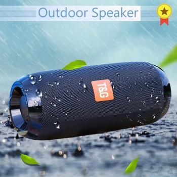 

Portable Bluetooth Speaker USB Subwoofer Stereo Loudspeaker 20w Wireless Bass Column Waterproof Outdoor Speaker Support AUX TF