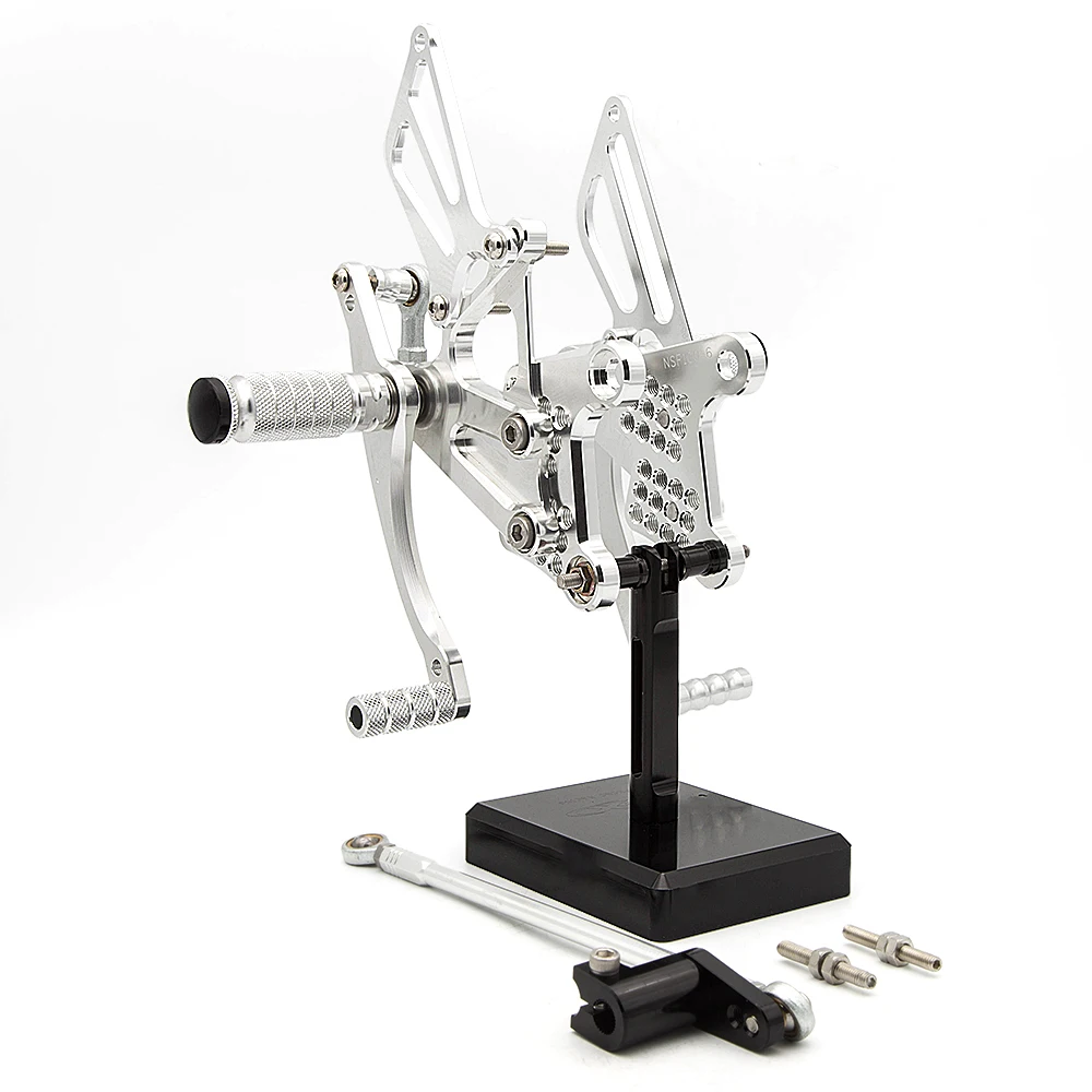 Для Honda NSF100/NSR50 2004-2010 2009 2008 2007 CNC алюминиевый сплав мотоцикл подножка для ног Педаль peg Rearset задний Набор