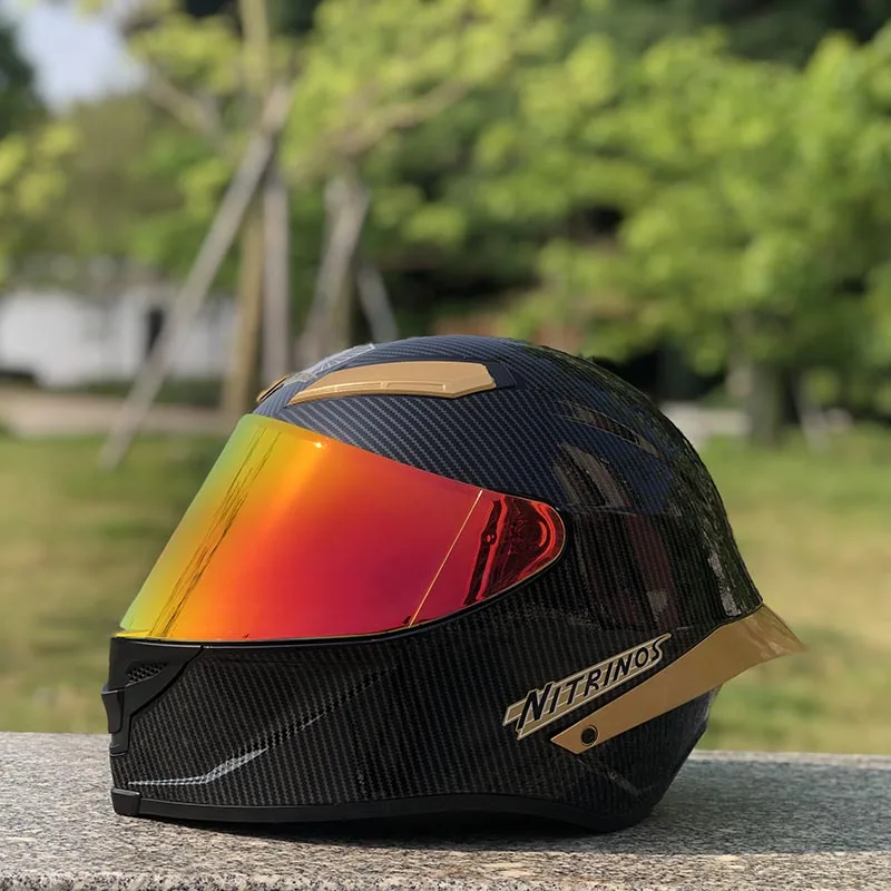 GOLDEN COLOR Helmet Black Carbon Fibre 