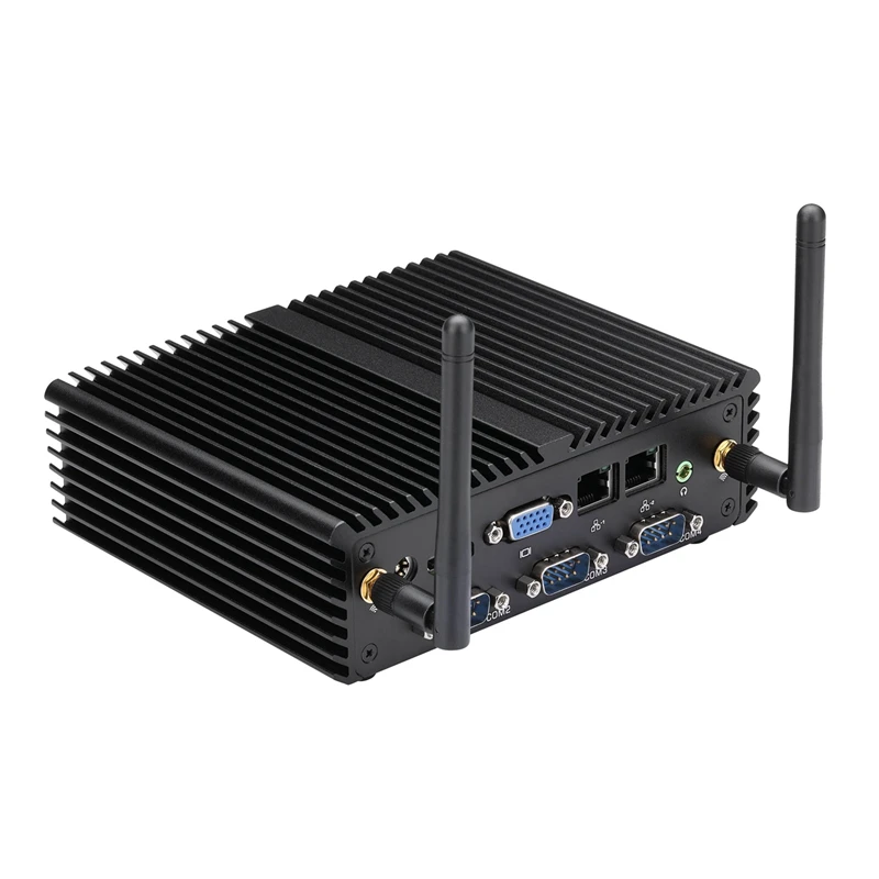Мини-ПК Windows 10 4G DDR3L 4K HTPC Настольный компьютер для Intel J1900 четырехъядерный безвентиляторный HDMI VGA WiFi