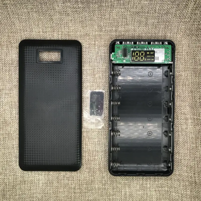 

3USB 7x18650 Battery DIY Power Bank Case 5V2A LCD Display Battery Charger Shell