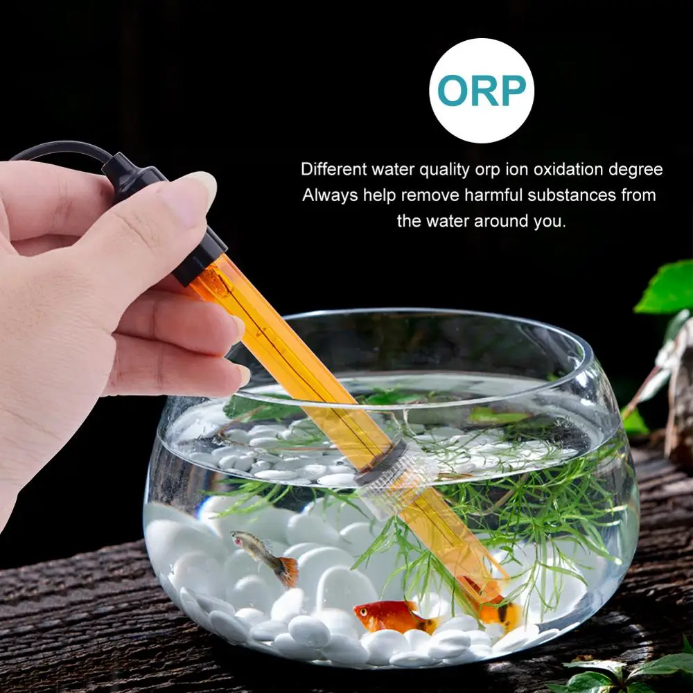 ORP Replacement Probe Aquarium Hydroponic Laboratory Electrode Oxidation-Reduction Potential Test BNC Q9 Connector 1.2/3M ph electrode probe