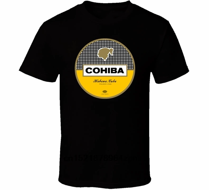 Мужская футболка Cohiba Habanos Cigar Tobaco Cigarillo Havana Cuba кубинская забавная новинка wo Men |