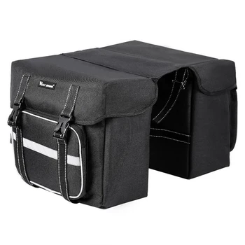 

Trunk Bag Cycling 28L Bicycle Black Rear Bicycle Bag Bike Double Side Rear Rack Tail Seat Pannier Storage