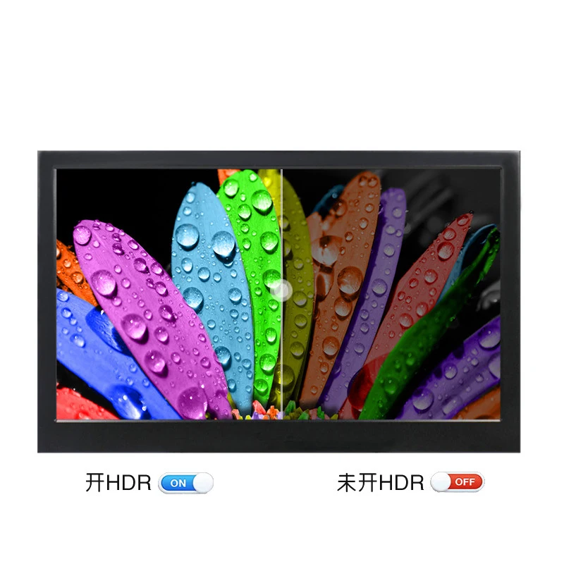  15.6 inch split portable touch screen monitor with battery for smartphone laptop and game consoles