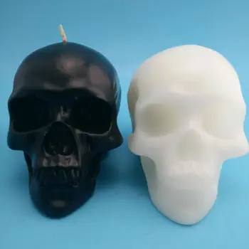 

Halloween Skull Candles Black Candles Table Decorations and Various Halloween Lights Festival Accessories