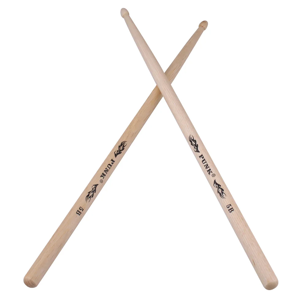 5B Горячие 2 шт Hickory американский классический 5A/5B/7A барабанные палочки деревянные наконечники инструменты поставки MVI-ing - Цвет: 5B