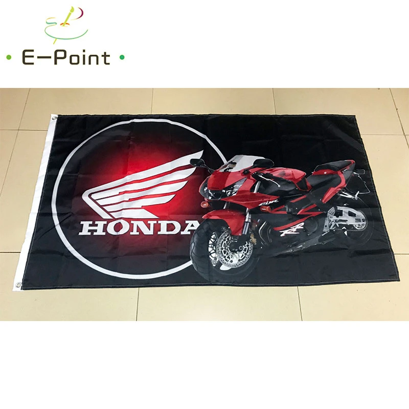 Японский Автомобильный флаг Honda для мотоциклов размер 2 фута * 3 (60*90 см) 5 футов (90*150