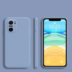 Chic Square Frame Silicone Phone Case - Stylish Soft Matte Back Cover for Redmi K40 Pro Plus (GRAY)
