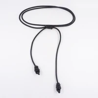 Custom sheepskin knot waist rope fashion leather round rope thin belt women's small belt waist closing decorative waist chain - Image 4