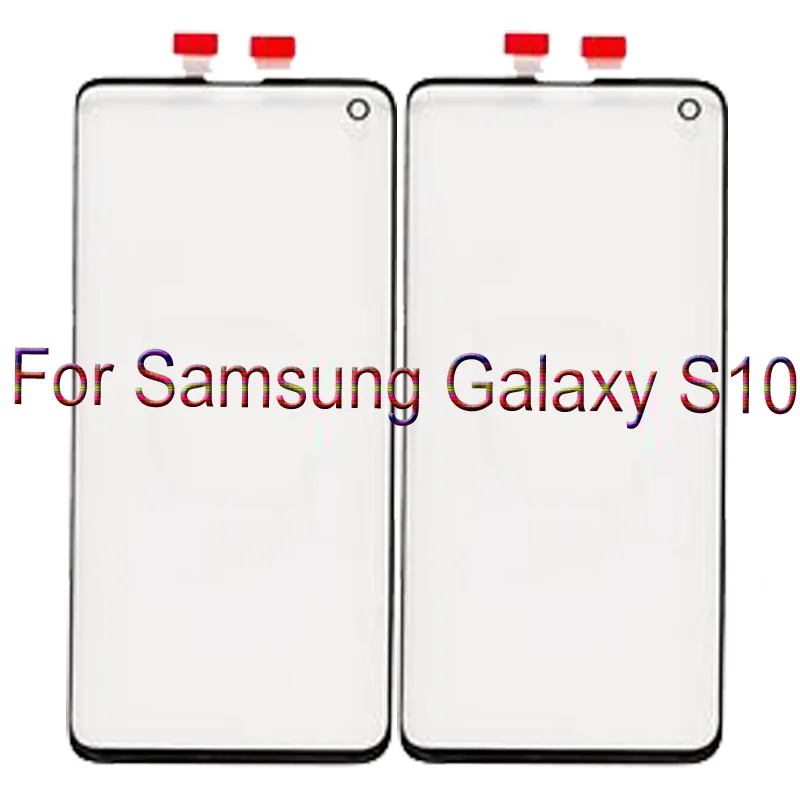 A+ Качество для samsung Galaxy S10 сенсорный экран дигитайзера стеклянная панель для галактики 10 без детали гибкого кабеля