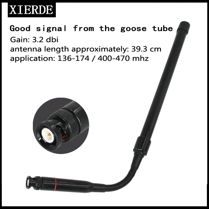 Xierde Dual Band Vhf / Uhf Bnc Walkie Talkie Palmare Antenna Radio Per Ic-V82 Th-28A / Th-48A C150 / C450 / Hx260
