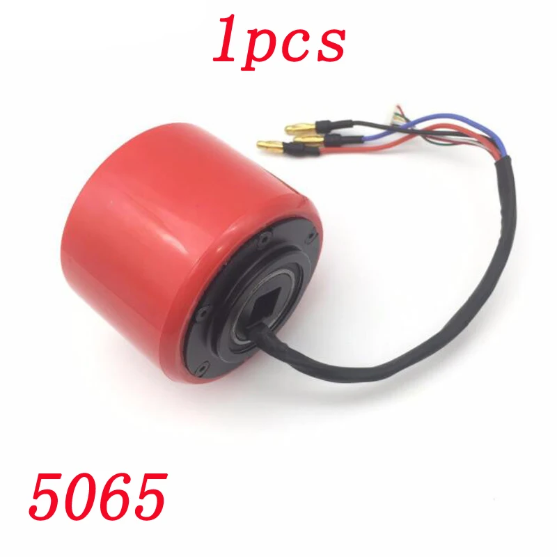 

1pcs DC 24V-36V Brushless Motor with Hall 5065 80KV Wheel Hub Motor for Electric RC Scooter Four Wheel Skateboard Power Engine