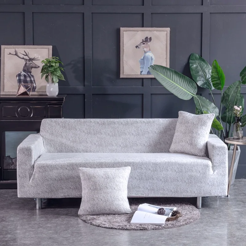 Стрейч Slipcovers противоскользящие секционные эластичные Чехлы для дивана L форма чехлы для кресла для гостиной дивана 1-4 сиденья - Цвет: 8