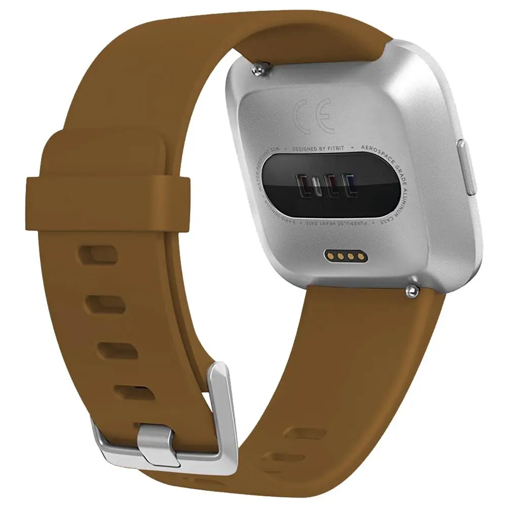 Ремешок для часов Fitbit Versa Lite Smartwatch мягкий силиконовый Классический ремешок для часов - Цвет: Brown