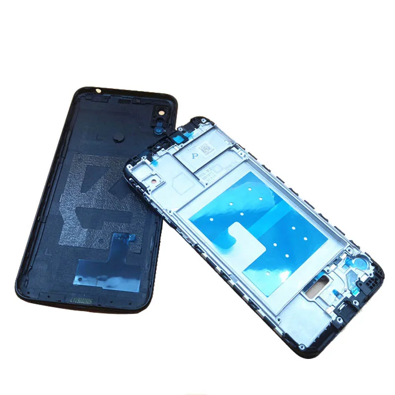 DHL 50 шт./лот для huawei Enjoy 9e MRD-AL00/TL00 корпус батареи дверь экран передняя рамка панель сменная рамка - Цвет: Front middle frame