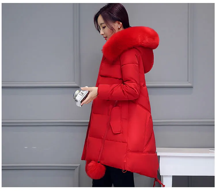 Осенне-зимние куртки для беременных Пальто повседневные теплые куртки верхняя одежда для беременных с капюшоном для беременных - Цвет: Красный