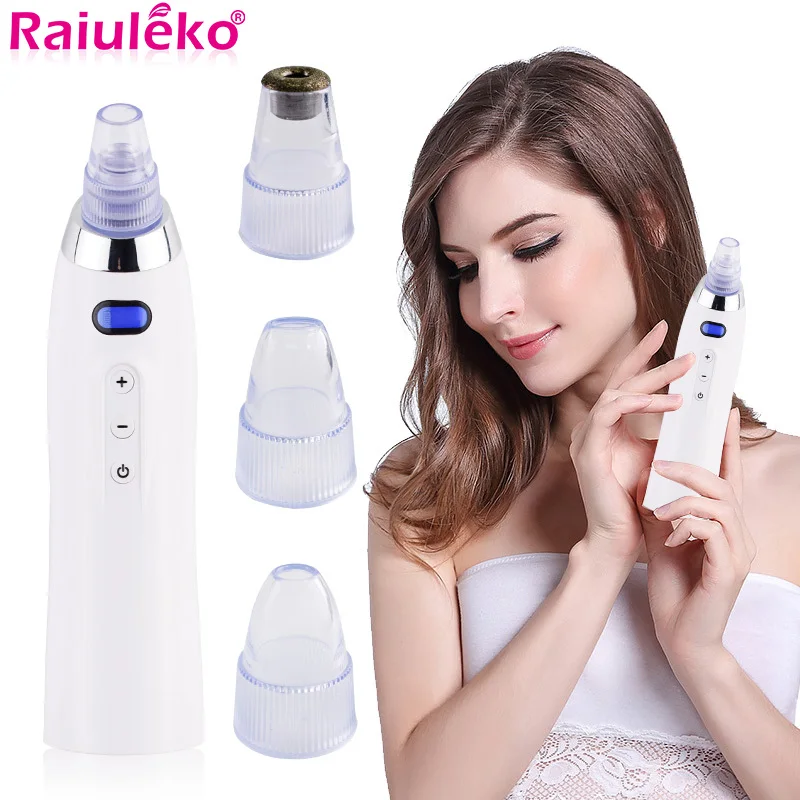 Cleaner Blackheads Face Vacuum Pore Electric Acne Pores Clean Exfoliating Cleansing Facial Instrument Improve Aging Skin | Красота и