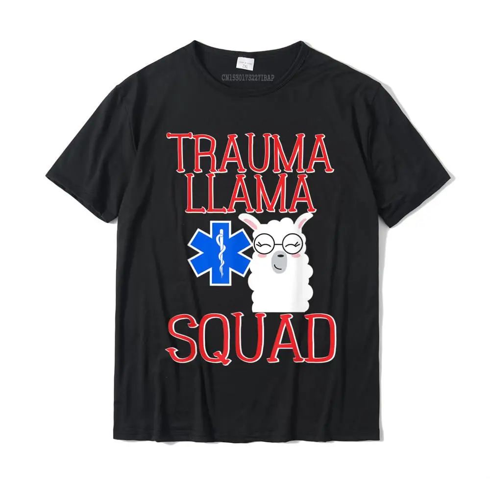 Trauma Llama EMT For Kids EMS funny trauma llama T Shirt Custom Tops