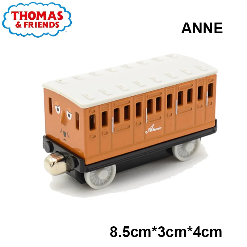 1:43 Томас и Друзья Металлический Литой магнитный поезд игрушечный транспорт Emily Toby Lady трек поезд модель игрушки Детский Рождественский подарок - Цвет: anne