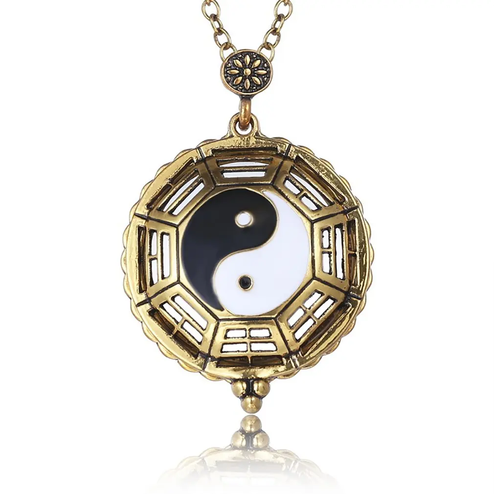 

Yin-Yang Eight Diagrams Necklace Hanging Magnifier Lens with Yin-Yang Eight Diagrams for Daily Wear Exquisite Workmanship