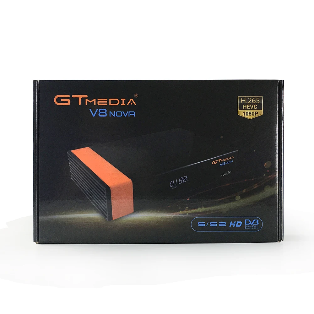 GTmedia V8 Nova HD 1080p ТВ тюнер DVB-S2 с 1 год 7 кабель для монитора адаптер USB2.0 тюнер приемник спутниковый декодер Dvb S2