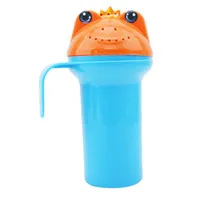 blue Детская чашка для шампуня, игрушка для ванны, чашки для мытья, плавающие игрушки для мытья головы, милая мультяшная детская водная ложка для душа, детская ванночка для ванны - Цвет: blue