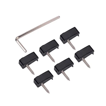 

1 Pc String Lock Tremolo Bridge Triangle Metal Black Headless String Lock Guitar Parts for Musical Instrument Guitar Bass