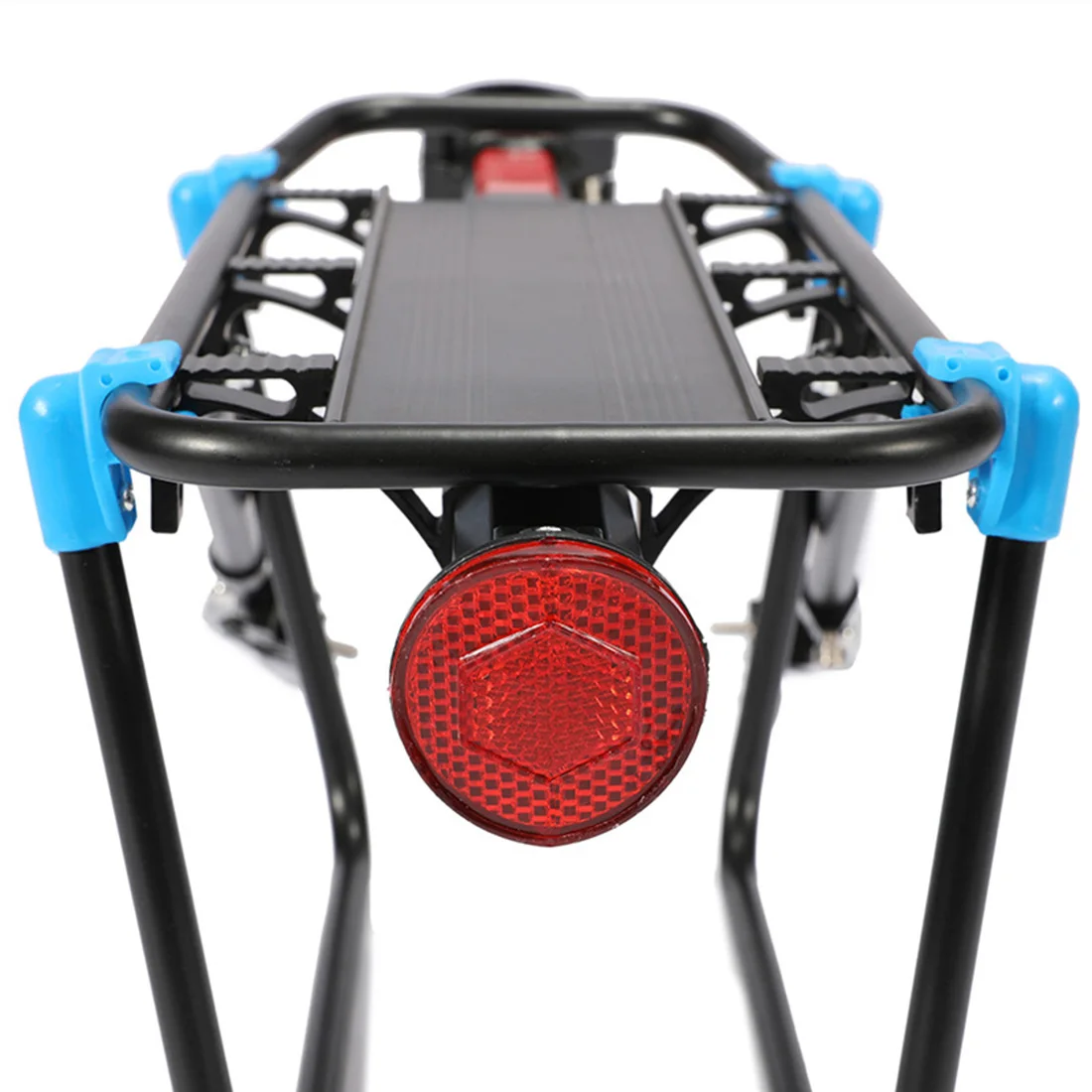 Perfect CITYWAY Bike Rear Shelf Bike Rack Luggage Rear Carrier Trunk For MTB Bicycle - Square Shape Feet Support + Mud Guard 12