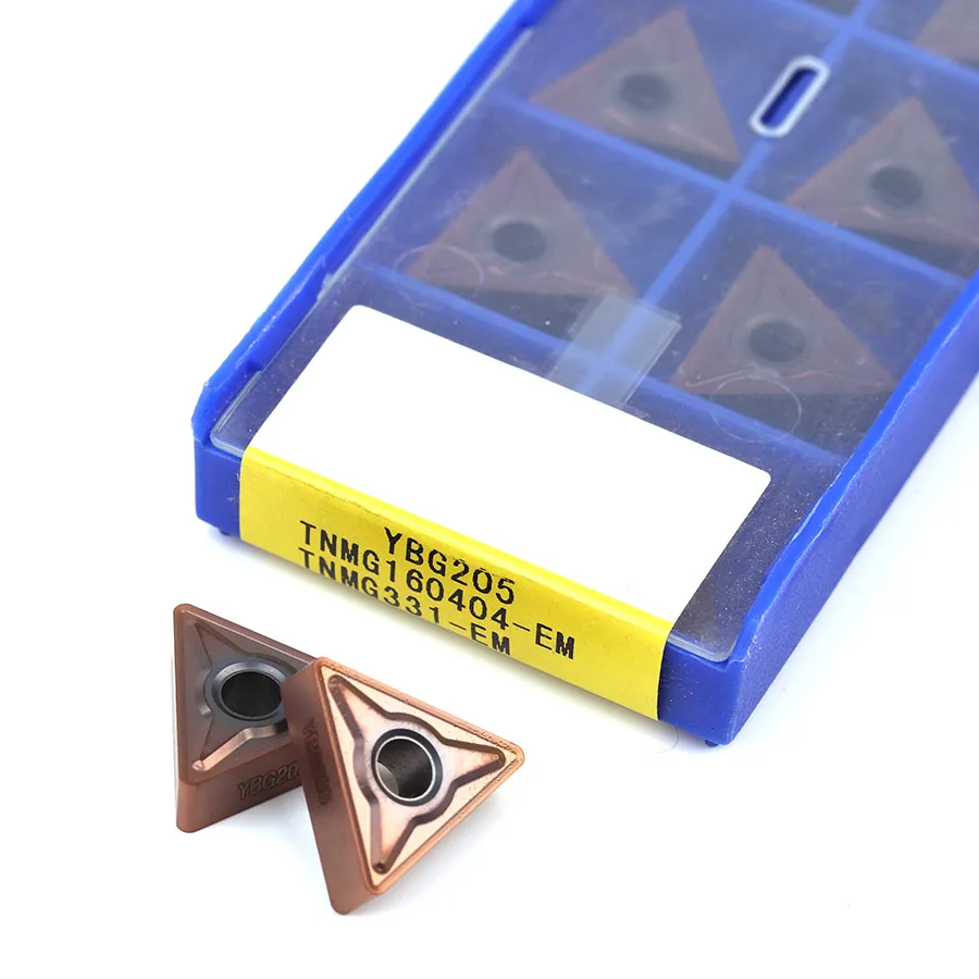 

Фрезерные Вставки для резки из карбида YBG205, режущее лезвие для токарного станка с ЧПУ с покрытием PVD, внешний токарный инструмент