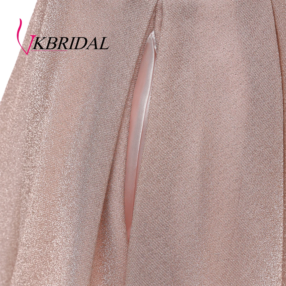 VKBRIDAL сексуальное короткое платье с глубоким v-образным вырезом для выпускного вечера Новое бежевое платье трапециевидной формы розовое платье для выпускного вечера со шнуровкой сзади