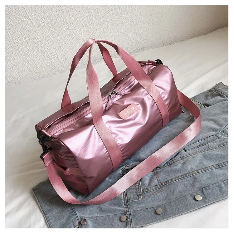 pink Сумки через плечо для спортзала, женская сумка с отделением для обуви, водонепроницаемые спортивные сумки для фитнеса, тренировок, йоги, Bolsa Sac De sport - Цвет: pink