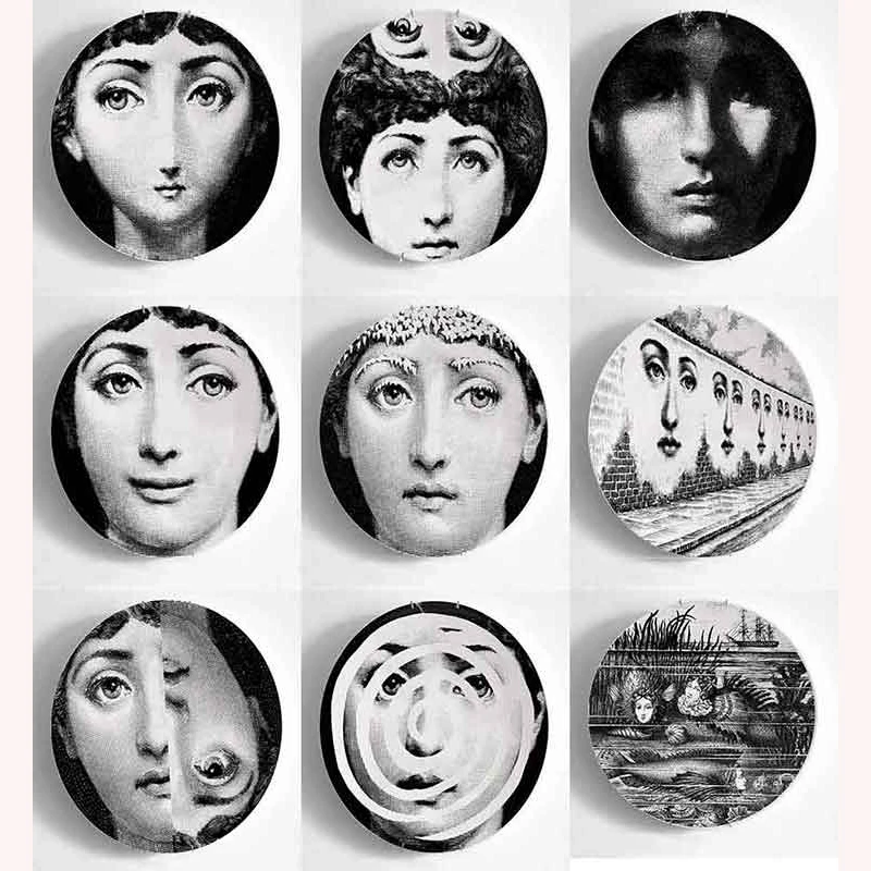 6/7/8 Inch Home Decoration T&ampV Wall Plate Ceramic Illustration Hanging Theme and Variation Dinnerware Art Craft | Дом и сад