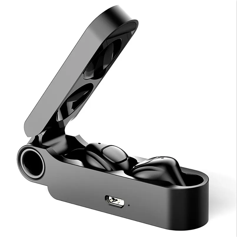 Мини беспроводные Bluetooth наушники спортивные BT5.0 беспроводной зарядный чехол двойная стереогарнитура Fone De Ouvido 40NOV20