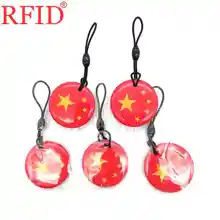 ID 125 кГц T5577 перезаписываемый жетон тег брелок RFID бесконтактная пустая карта Водонепроницаемый умный Брелок карта контроля доступа 1