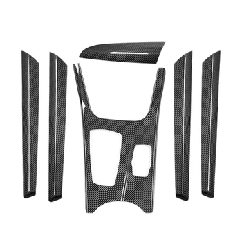 

Carbon Fiber Gear Shift Knob Panel Cover Trim Door Panel Set Cover Trim For-BMW X3 F25 X4 F26 2011-2017