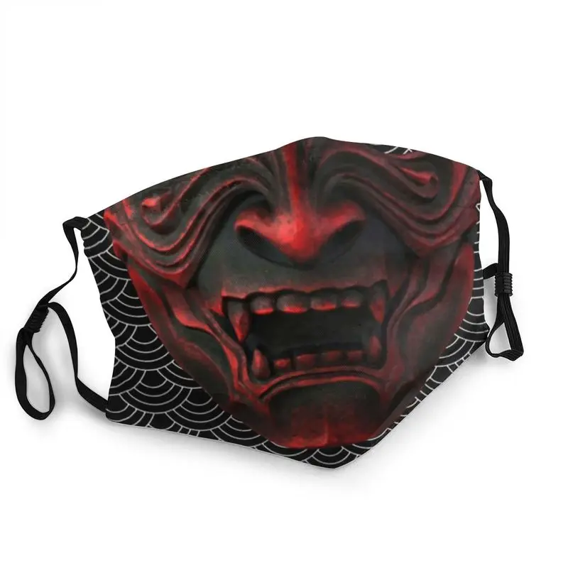 Fashion Samurai Warrior Oni Mask Washable Adult Japanese Anime Armor Demon Mouth Face Protection Respirator Mouth-Muffle | Аксессуары
